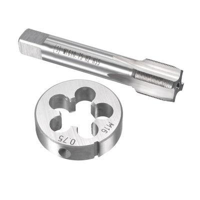 Harfington Metric Tap and Die Set HSS Machine Thread Tap with Round Die