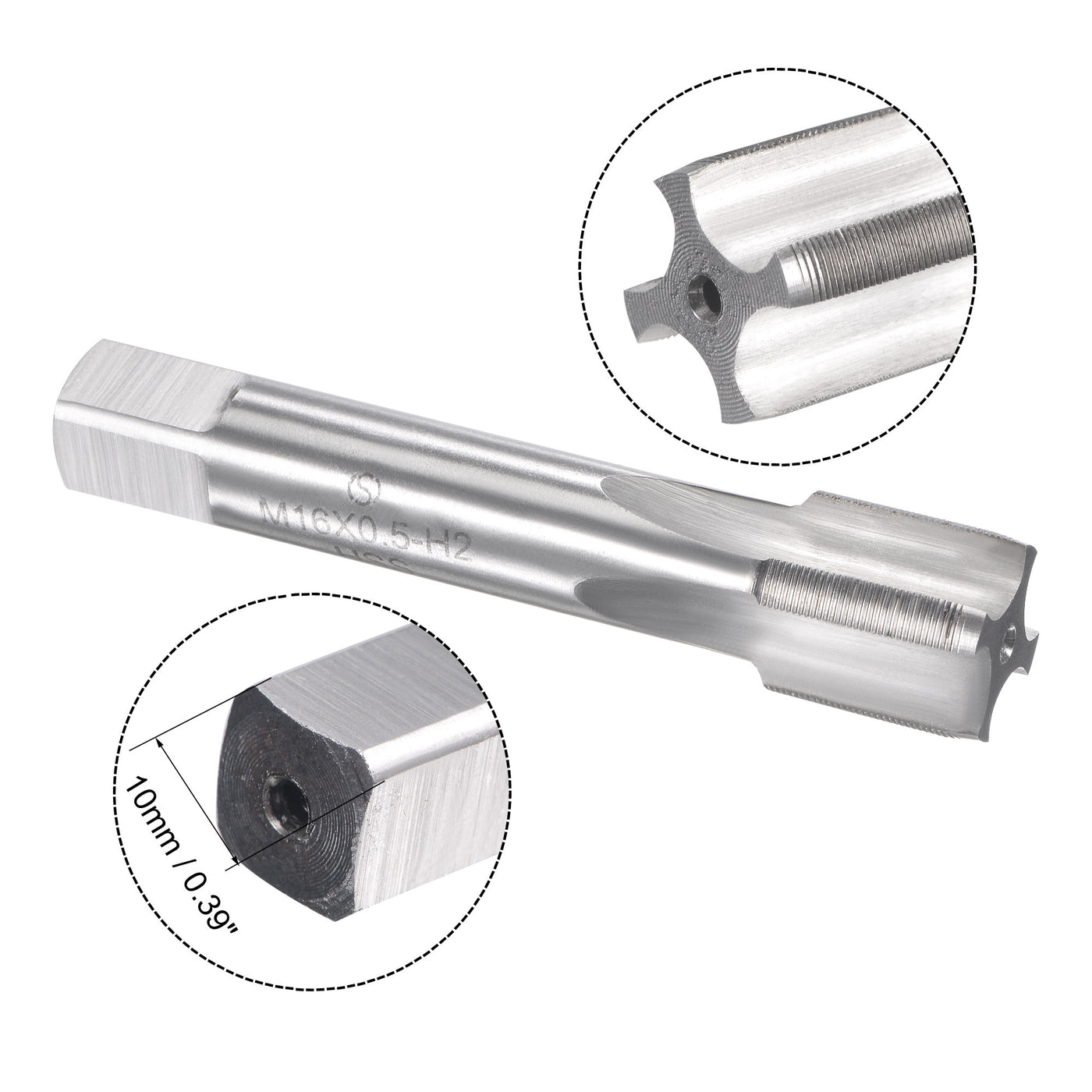 Harfington Metric Tap and Die Set HSS Machine Thread Tap with Round Die