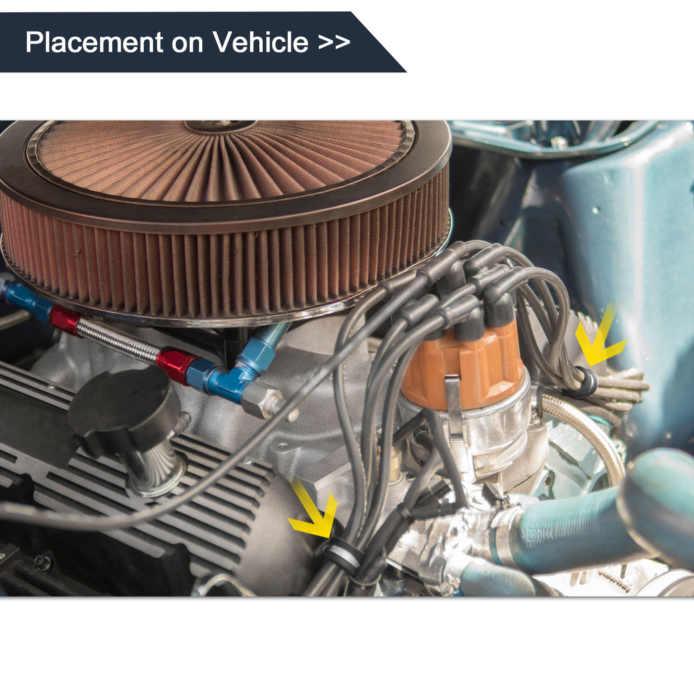 Harfington 10pcs R Shape Automotive 304 Stainless Steel Cable Clamp Rubber Cushioned Metal Clamp Fastener for Tube Pipe Wire Installation