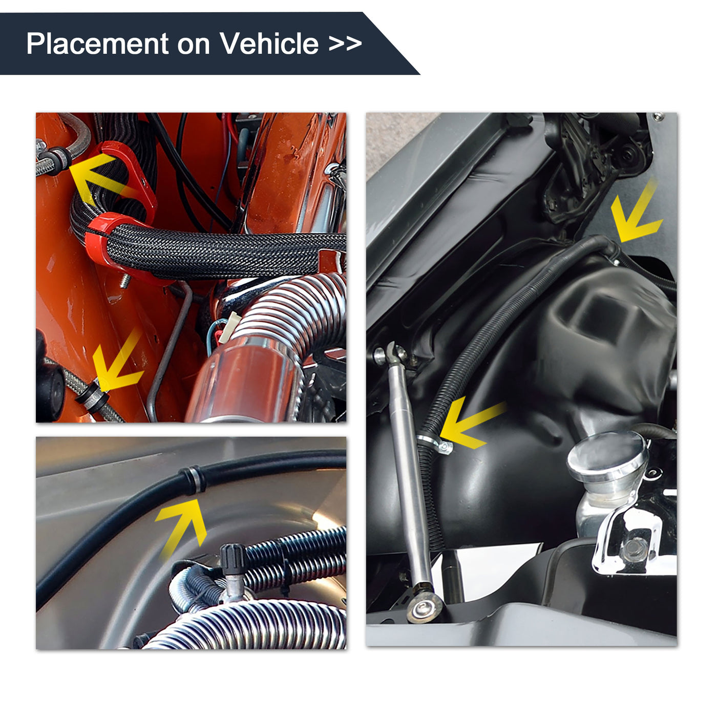 Harfington 10pcs R Shape Automotive 304 Stainless Steel Cable Clamp Rubber Cushioned Metal Clamp Fastener for Tube Pipe Wire Installation