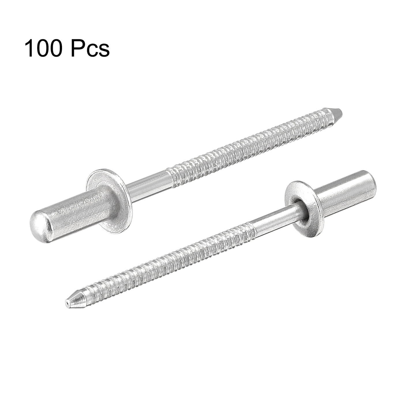 Harfington Blind Rivets 304 Stainless Steel 3.2mm Diameter 8mm Grip Length 100pcs