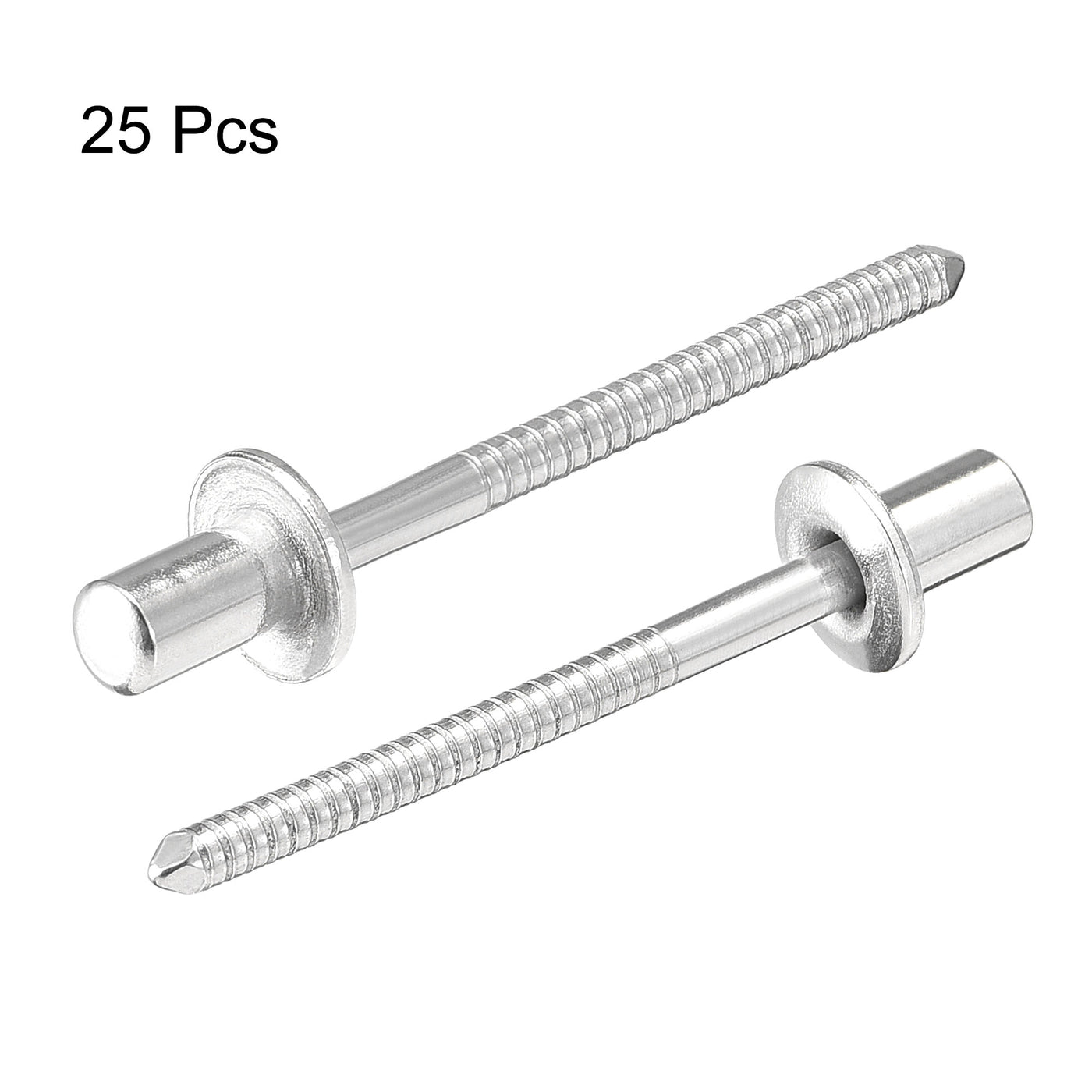 Harfington Blind Rivets 304 Stainless Steel 4mm Diameter 7mm Grip Length 25pcs