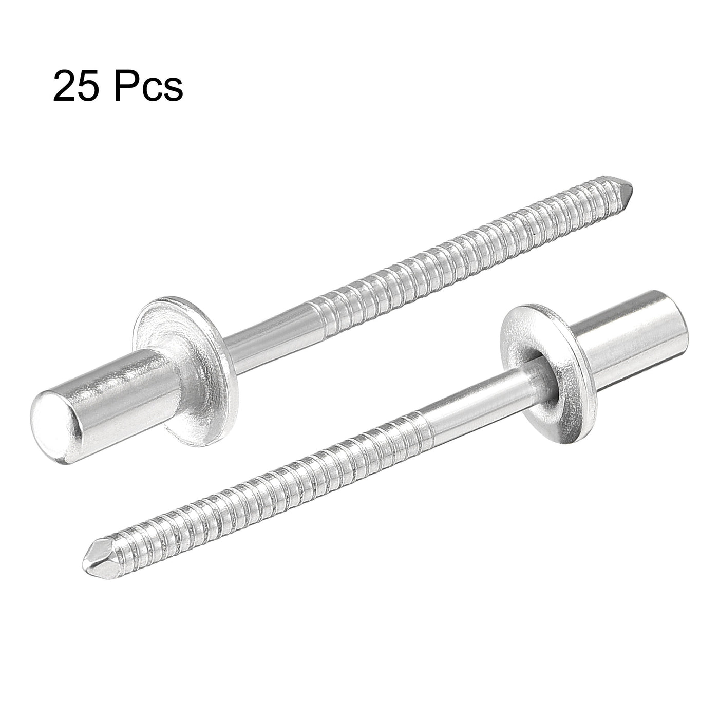 Harfington Blind Rivets 304 Stainless Steel 4mm Diameter 9mm Grip Length 25pcs