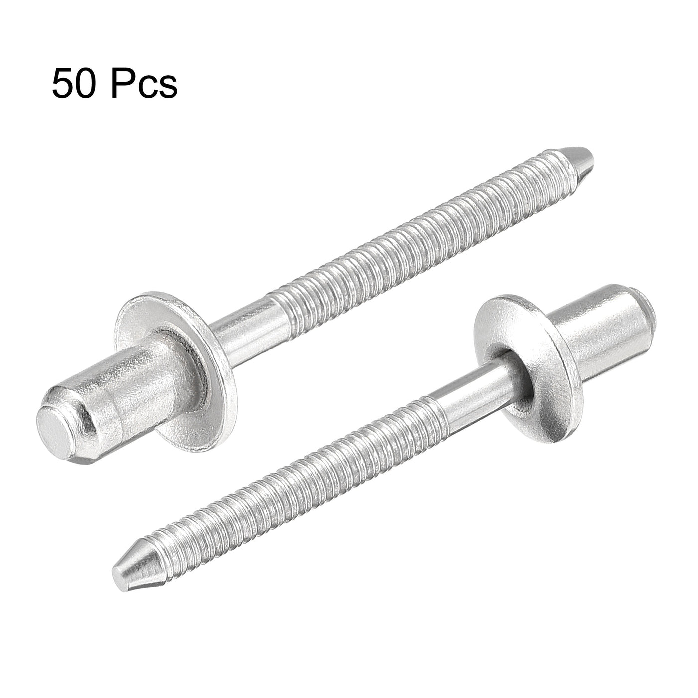 Harfington Blind Rivets, 304 Stainless Steel Pull Rivets Core Decoration Rivets Diameter Length