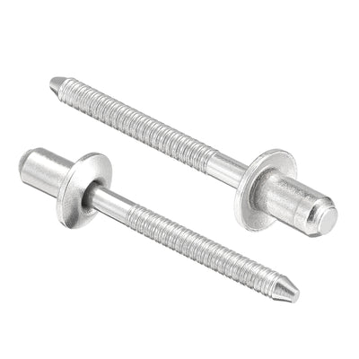 Harfington Blind Rivets 304 Stainless Steel Diameter Grip Length Pull Rivets Core Decoration