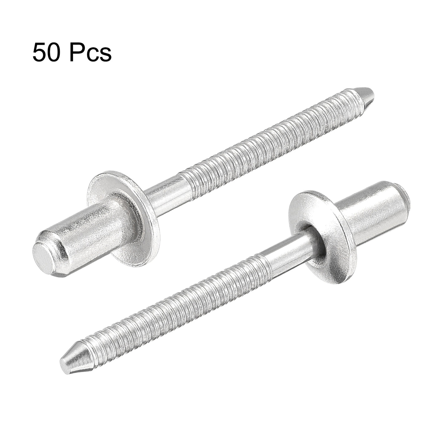 Harfington Blind Rivets, 304 Stainless Steel Pull Rivets Core Decoration Rivets Diameter Length