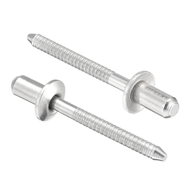Harfington Blind Rivets 304 Stainless Steel Diameter Grip Length Pull Rivets Core Decoration