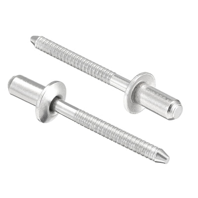 Harfington Blind Rivets 304 Stainless Steel Diameter Grip Length Pull Rivets Core Decoration