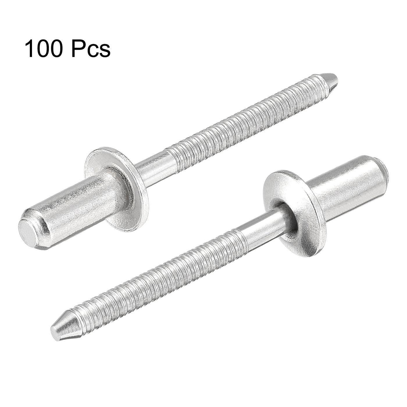 Harfington Blind Rivets 304 Stainless Steel Diameter Grip Length Pull Rivets Core Decoration