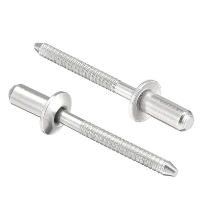 Harfington Blind Rivets 304 Stainless Steel Diameter Grip Length Pull Rivets Core Decoration