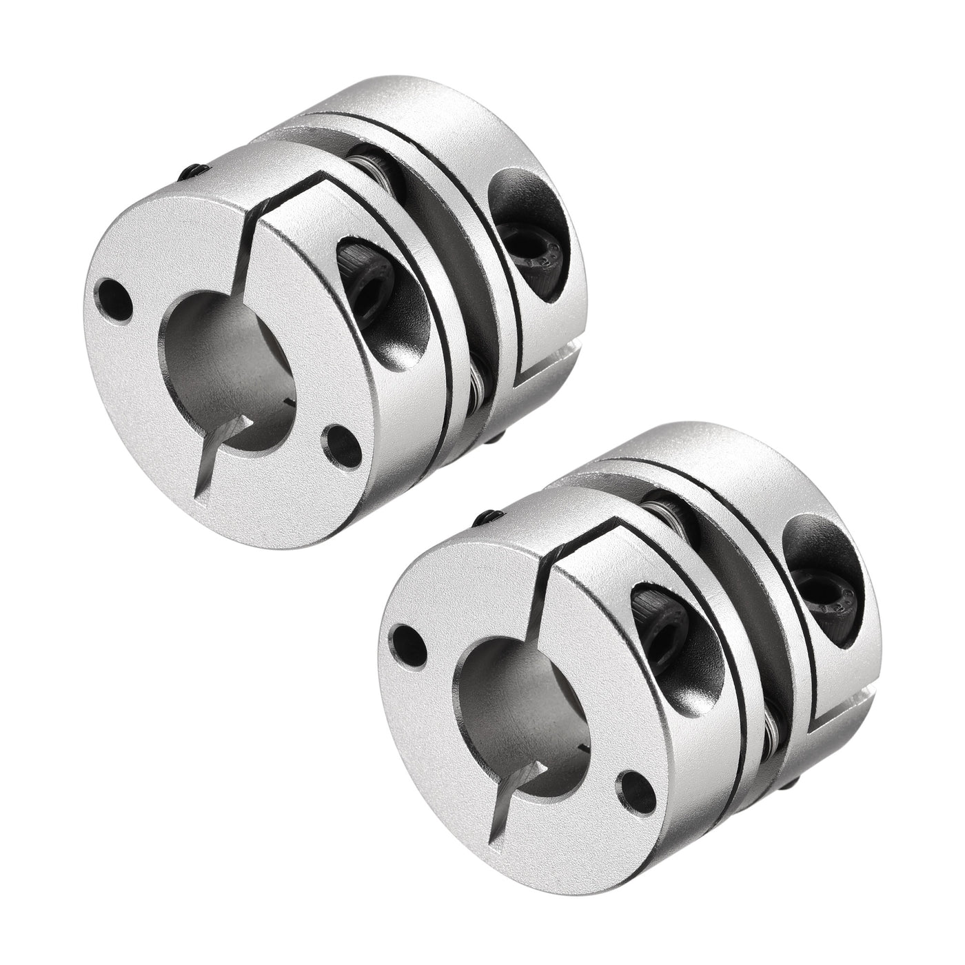 Harfington 14mm to 14mm Bore One Diaphragm Motor Wheel Flexible Coupling Joint