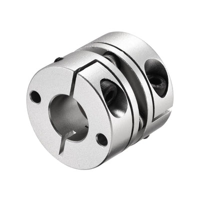 Harfington 14mm to 14mm Bore One Diaphragm Motor Wheel Flexible Coupling Joint