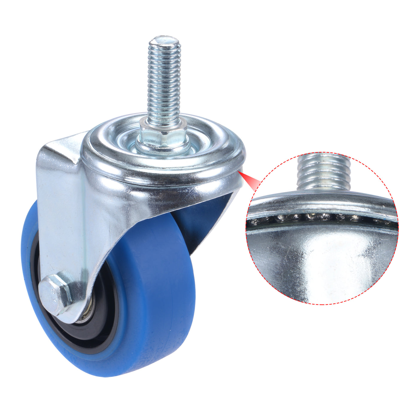 Harfington Swivel Stem Caster Diameter Load Capacity, for Workbench, TPR