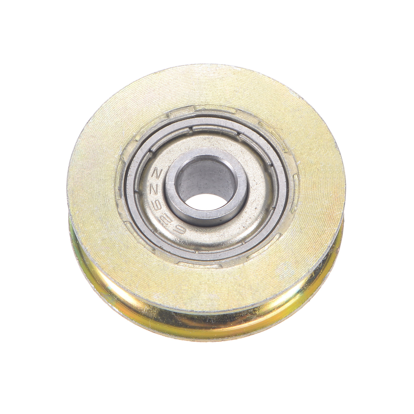 Harfington Sliding Door Roller U Groove 6.4mm Shaft Hole 32mm Diameter, Bearing Steel, Pack of 4