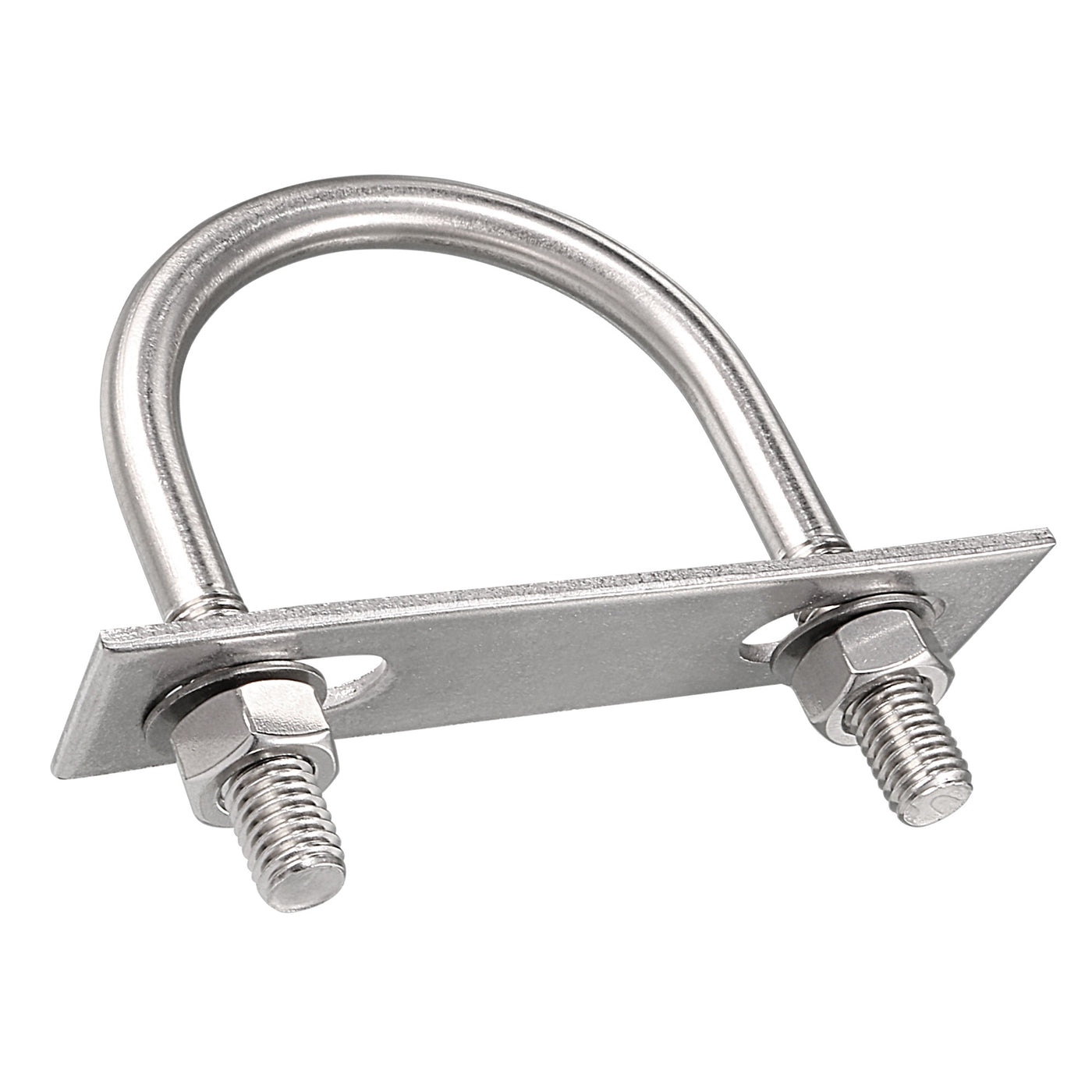 Harfington Round U-Bolt M10x62mmx94mm 304 Stainless Steel with Nut Plate Washer