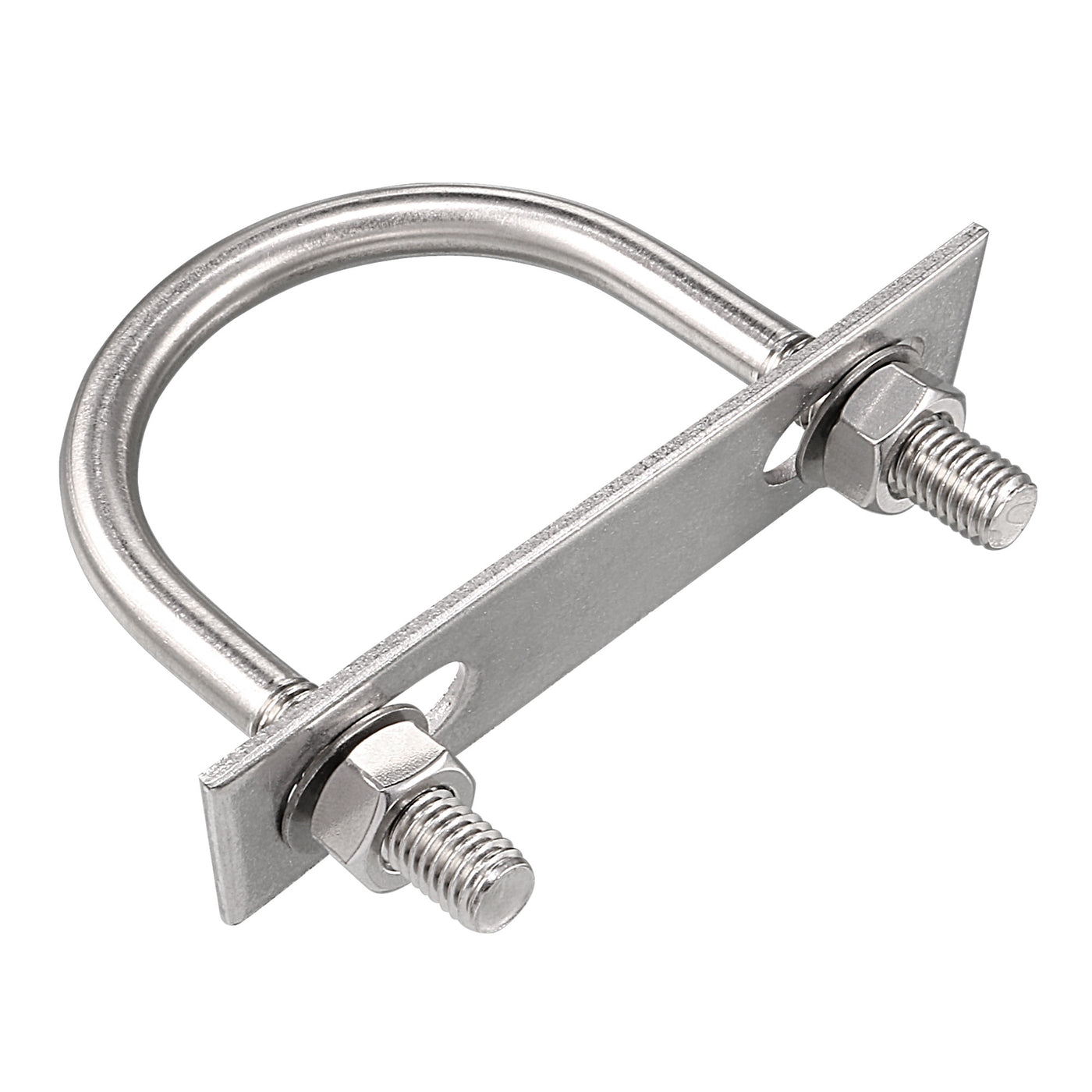 Harfington Round U-Bolt M10x62mmx94mm 304 Stainless Steel with Nut Plate Washer