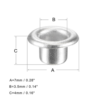 Harfington Grommets Eyelets with Washers Kit, Copper Grommet for DIY or Craft Projects