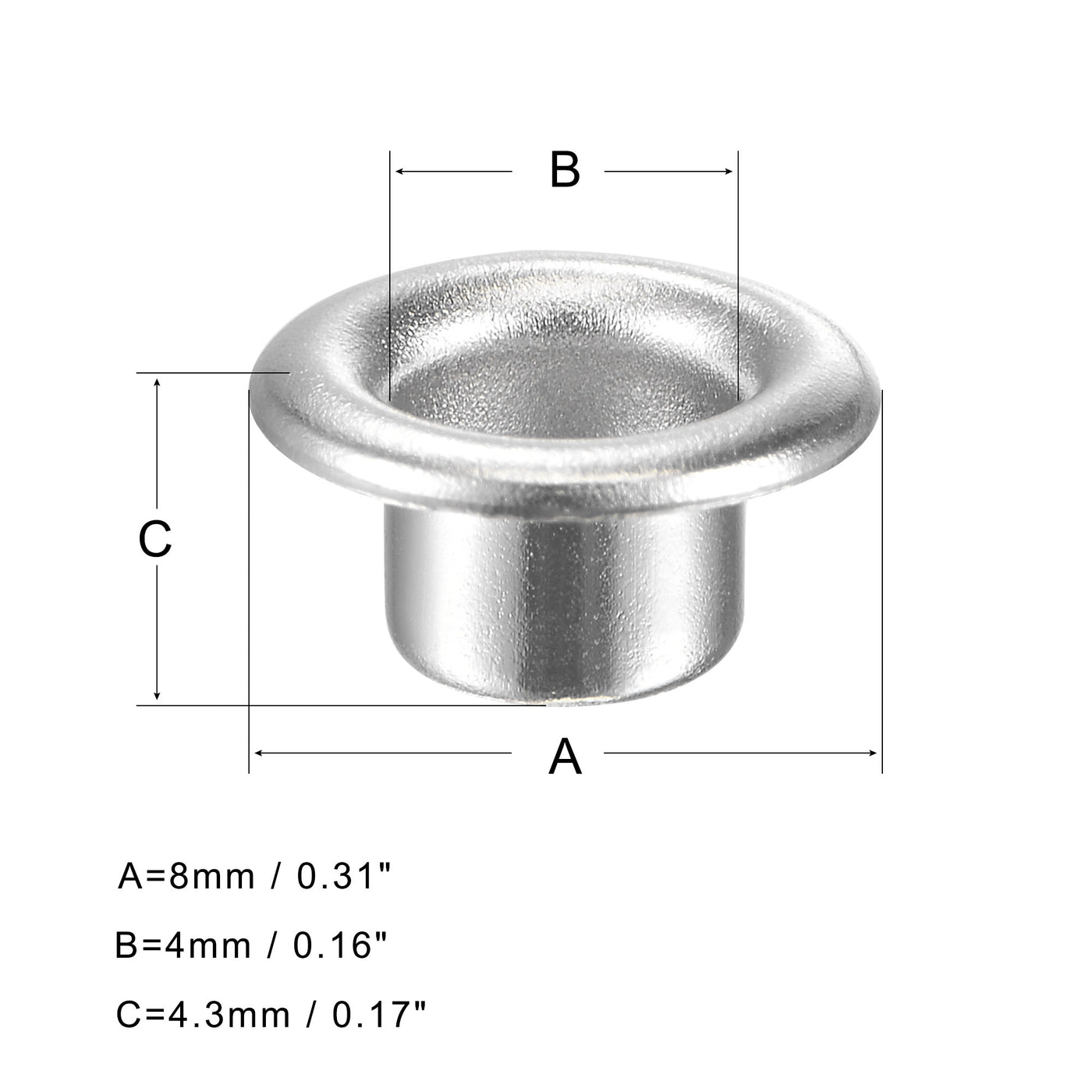 Harfington Grommets Eyelets with Washers Kit, Copper Grommet for DIY or Craft Projects