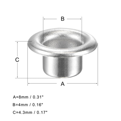 Harfington Grommets Eyelets with Washers Kit, Copper Grommet for DIY or Craft Projects