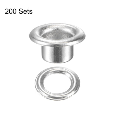 Harfington Grommets Eyelets with Washers Kit, Copper Grommet for DIY or Craft Projects