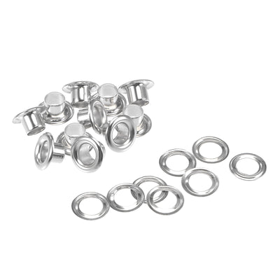 Harfington Grommets Eyelets with Washers Kit, Copper Grommet for DIY