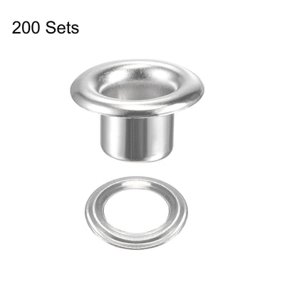 Harfington Grommets Eyelets with Washers Kit, Copper Grommet for DIY or Craft Projects