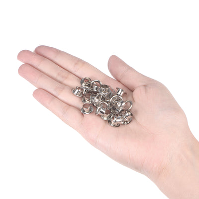 Harfington Grommets Eyelets with Washers Kit, Copper Grommet for DIY