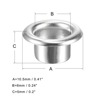 Harfington Grommets Eyelets with Washers Kit, Copper Grommet for DIY or Craft Projects
