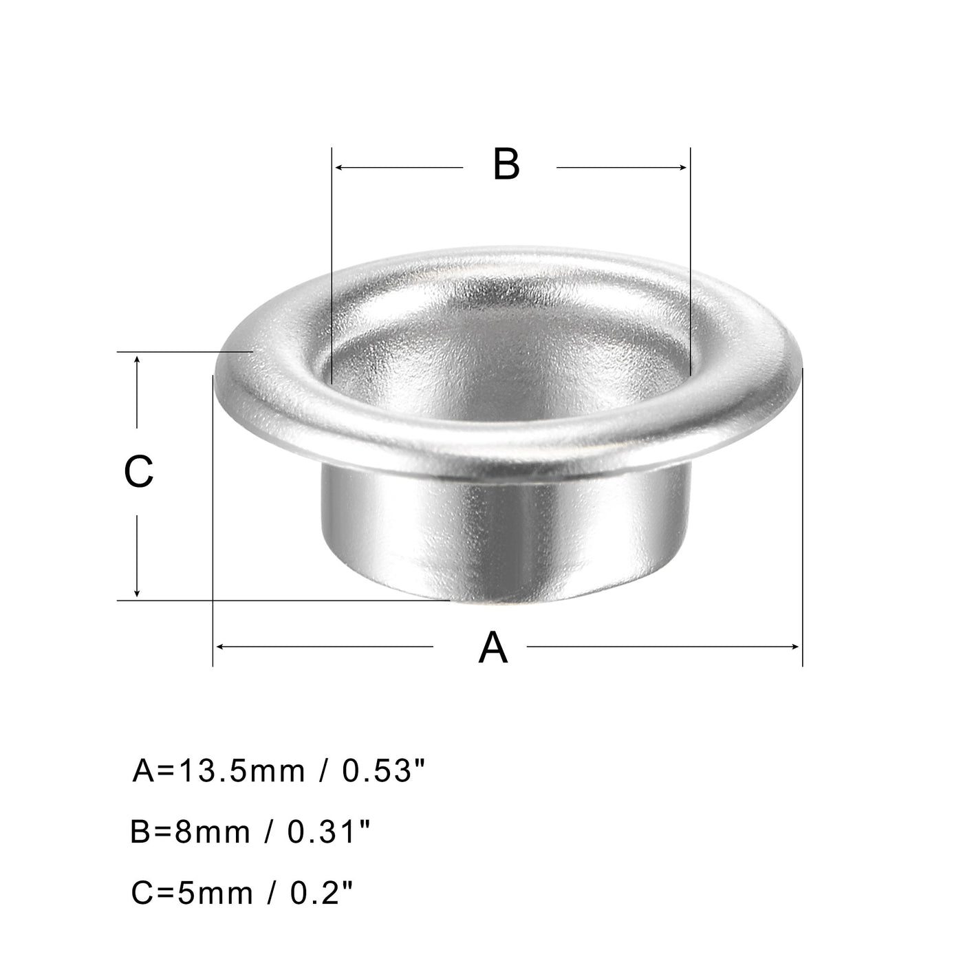 Harfington Grommets Eyelets with Washers Kit, Copper Grommet for DIY or Craft Projects
