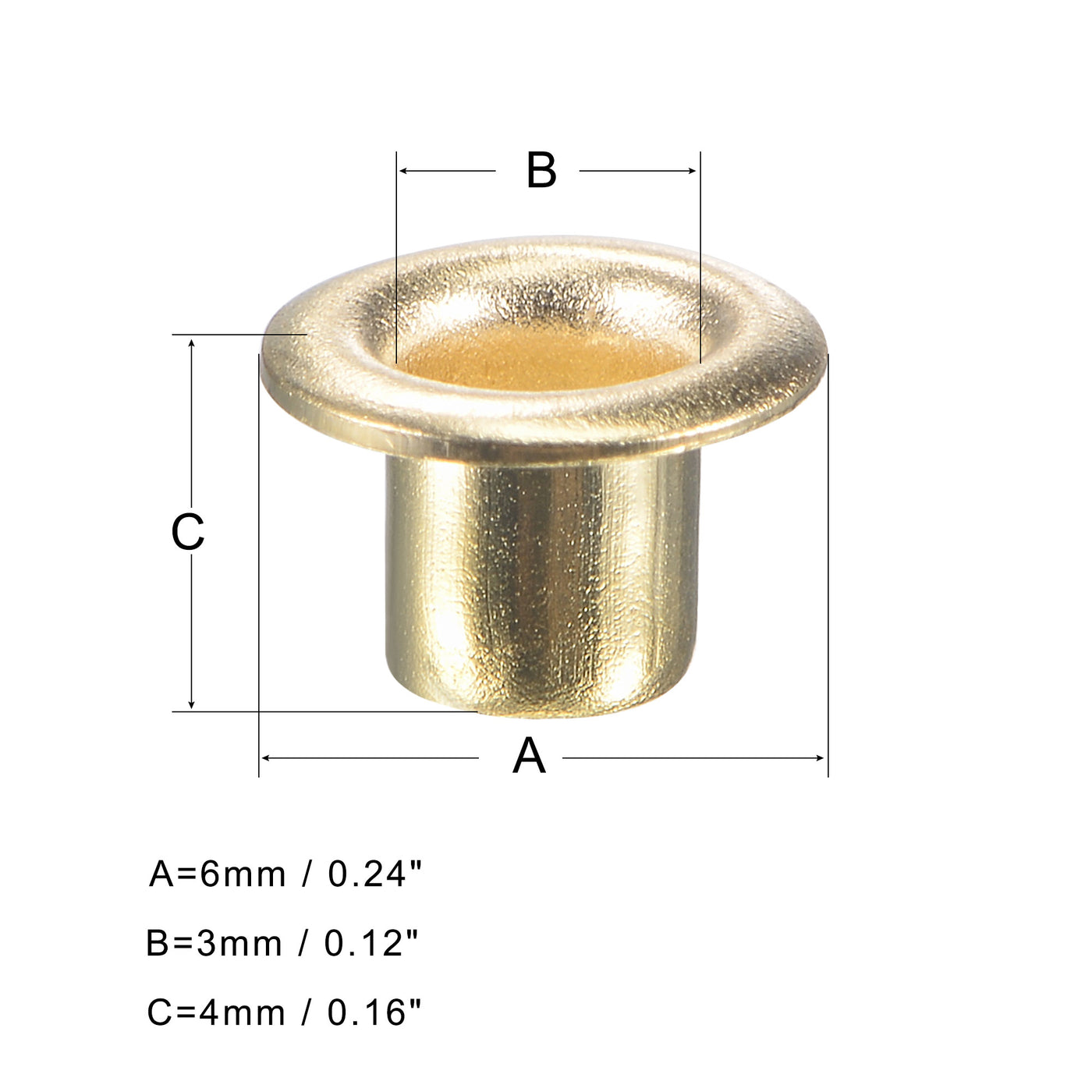 Harfington Grommets Eyelets with Washers Kit, Copper Grommet for Craft or Bags