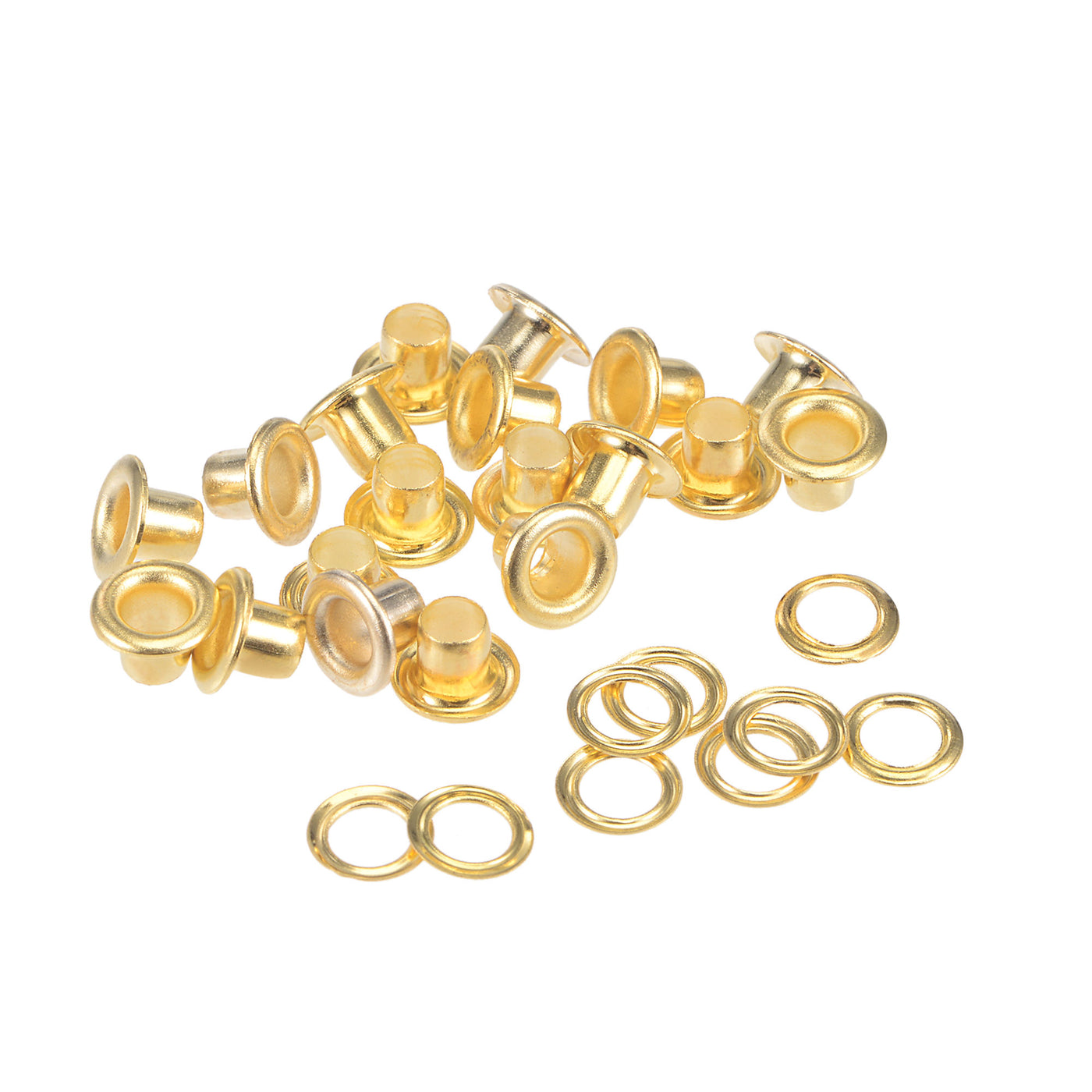 Harfington Grommets Eyelets with Washers Kit, Copper Grommet for Craft or Bags