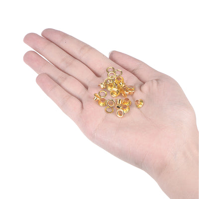 Harfington Grommets Eyelets with Washers Kit, Copper Grommet for Craft or Hats