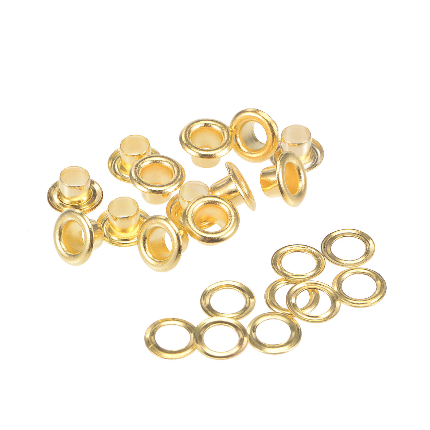 Harfington Grommets Eyelets with Washers Kit, Copper Grommet for Craft or Hats