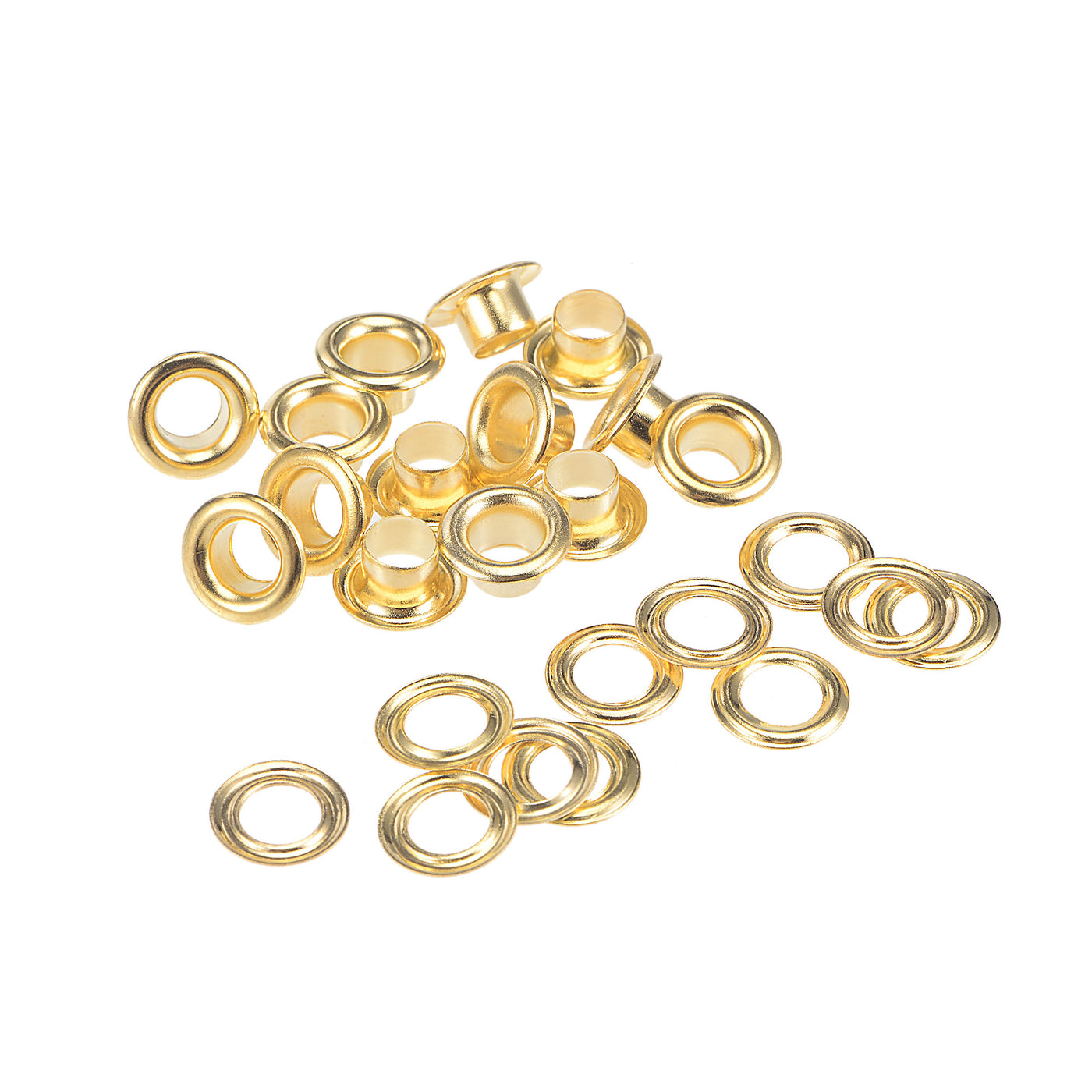 Harfington Grommets Eyelets with Washers Kit, Copper Grommet for DIY or Backpacks