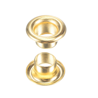 Harfington Grommets Eyelets with Washers Kit, Copper Grommet for DIY or Clothes