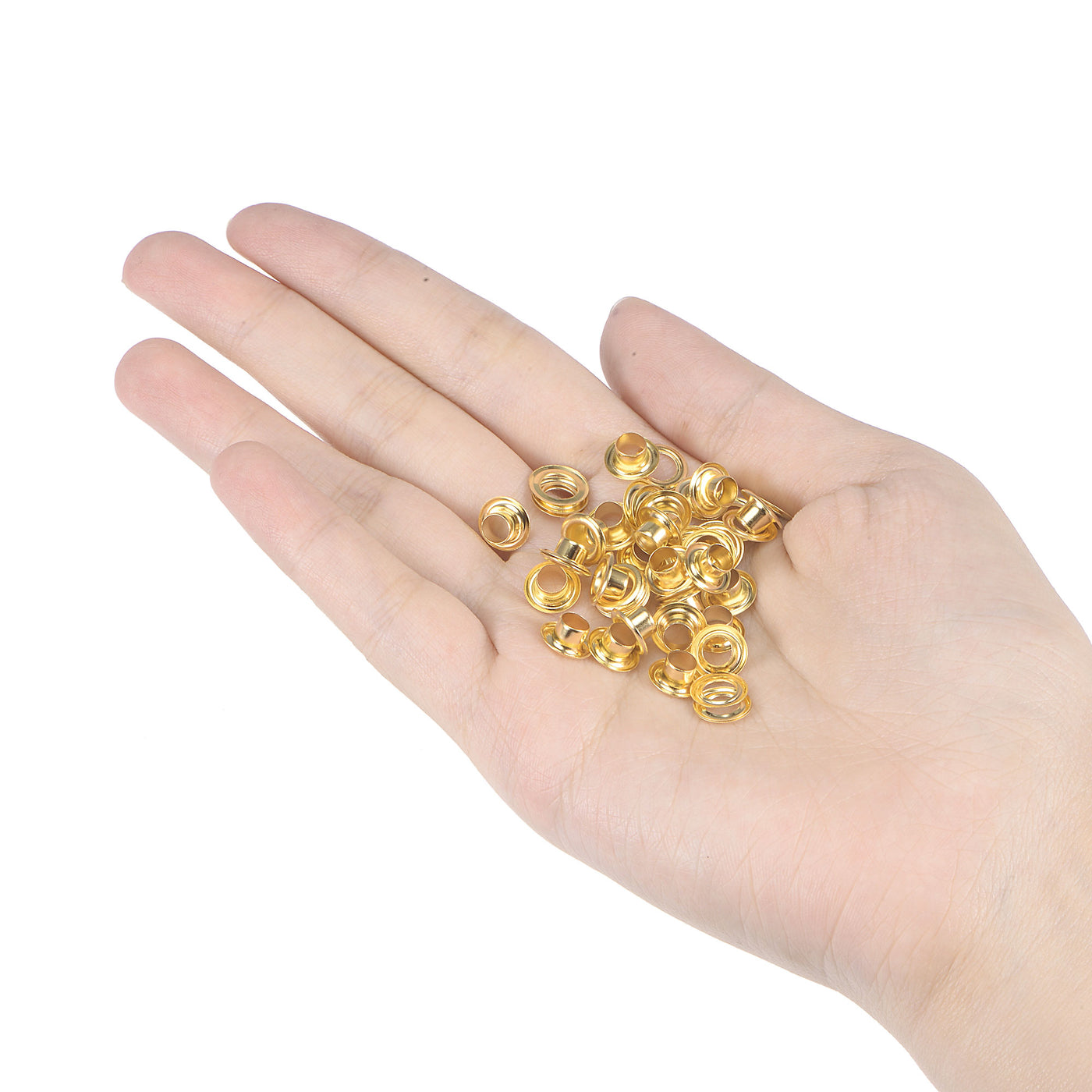 Harfington Grommets Eyelets with Washers Kit, Copper Grommet for DIY or Clothes