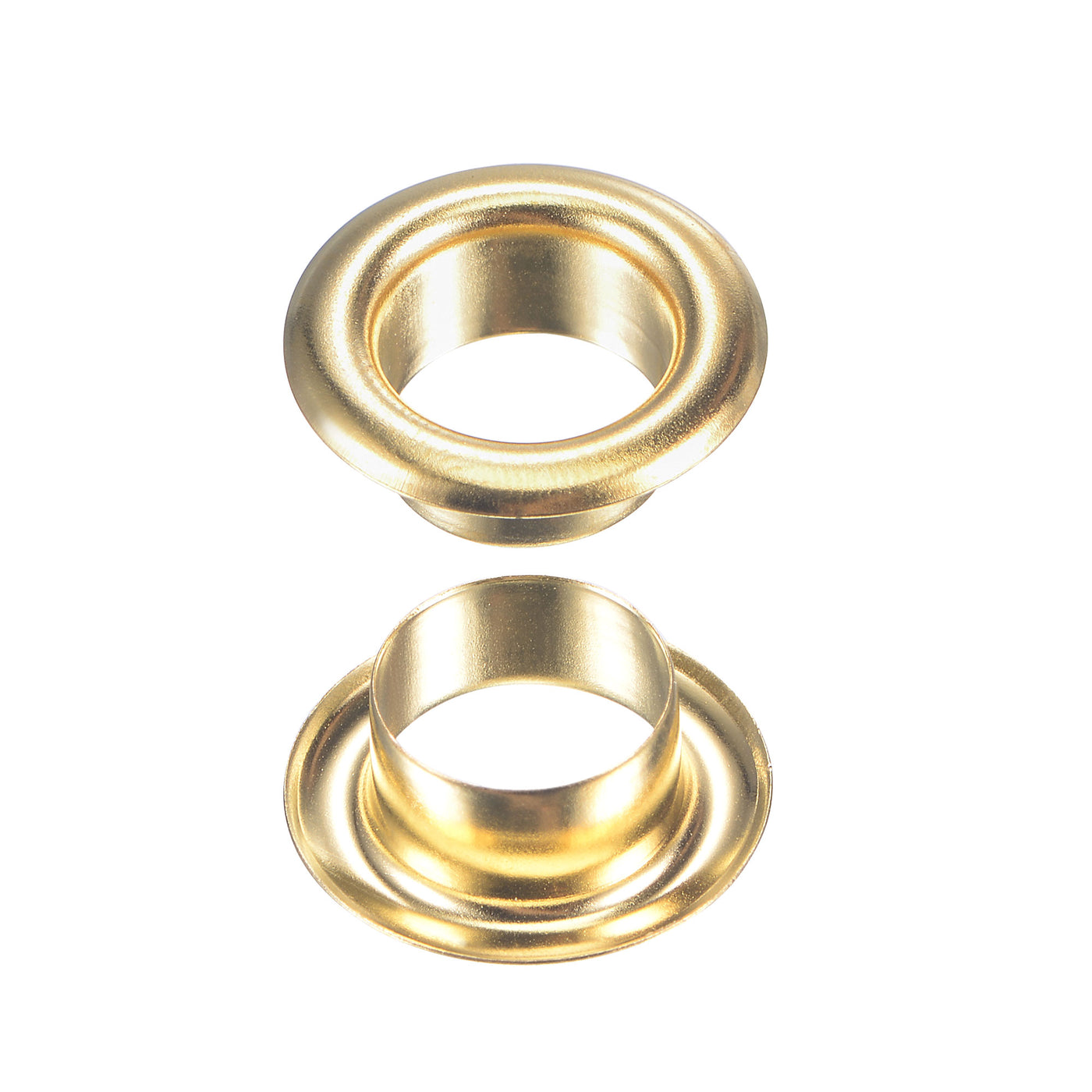 Harfington Grommets Eyelets with Washers Kit, Copper Grommet Chrome Plated for Belts