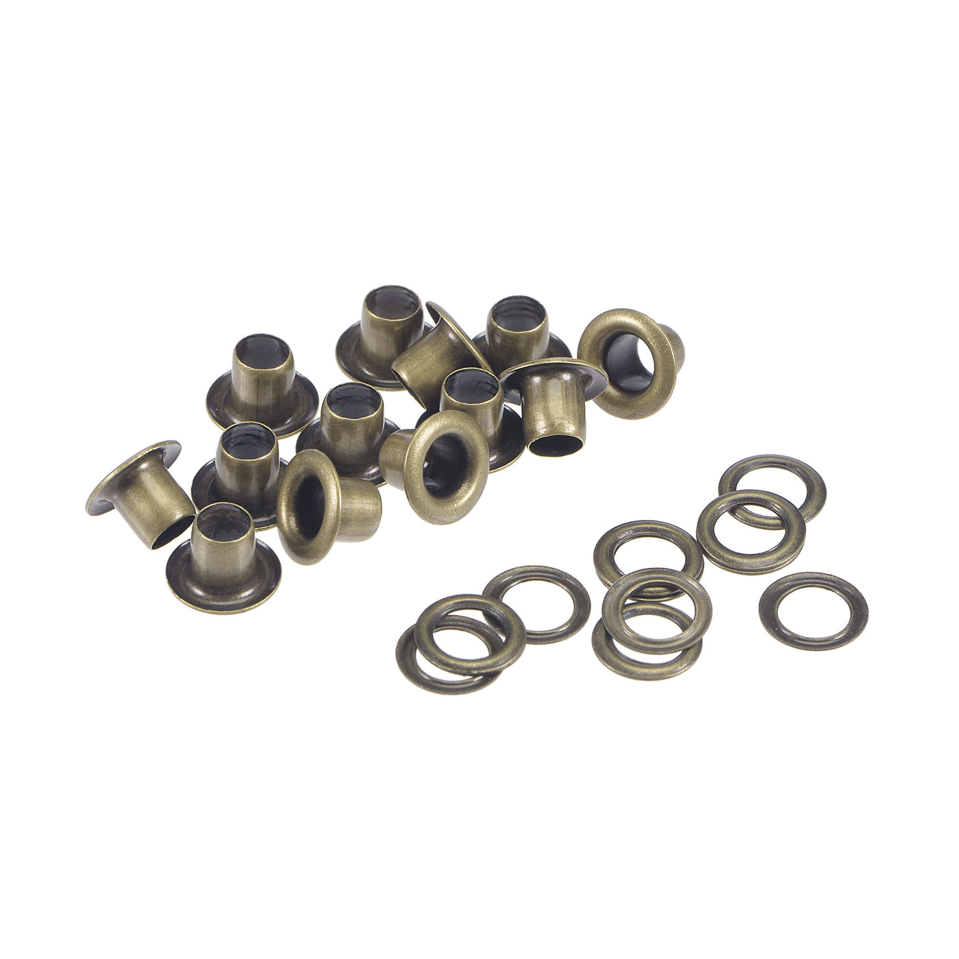 Harfington Grommets Eyelets with Washers Kit, Copper Grommet for Craft or Bags