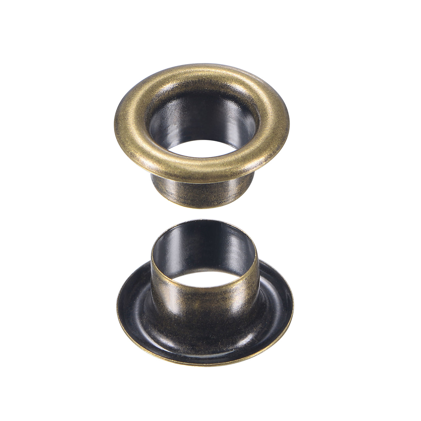 Harfington Grommets Eyelets with Washers Kit, Copper Grommet Chrome Plated for Backpacks