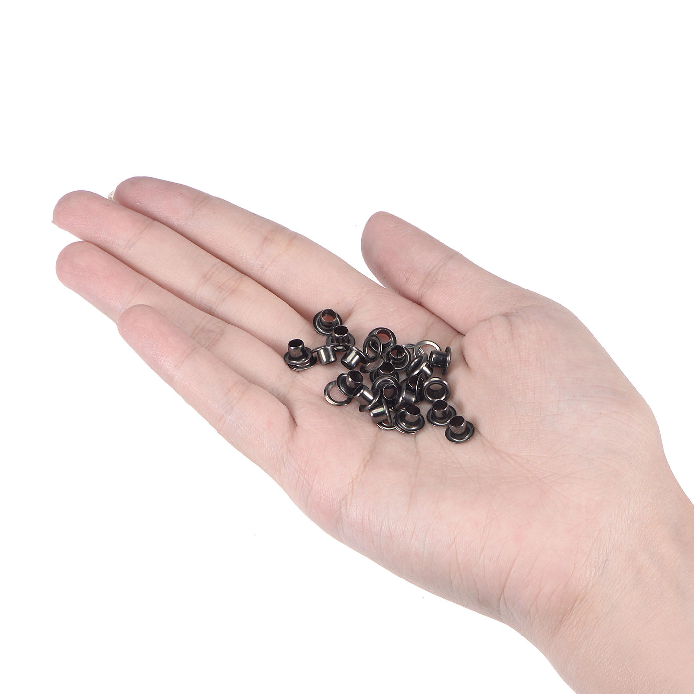 Harfington Grommets Eyelets with Washers Kit, Copper Grommet for Craft or Hats