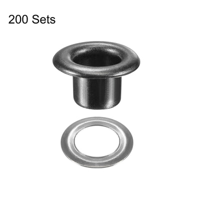 Harfington Grommets Eyelets with Washers Kit, Copper Grommet for DIY or Clothes