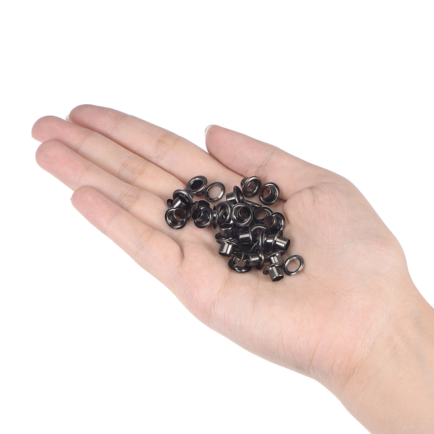 Harfington Grommets Eyelets with Washers Kit, Copper Grommet for DIY or Belts