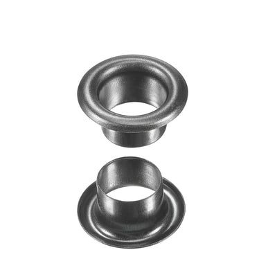 Harfington Grommets Eyelets with Washers Kit, Copper Grommet Chrome Plated for Backpacks