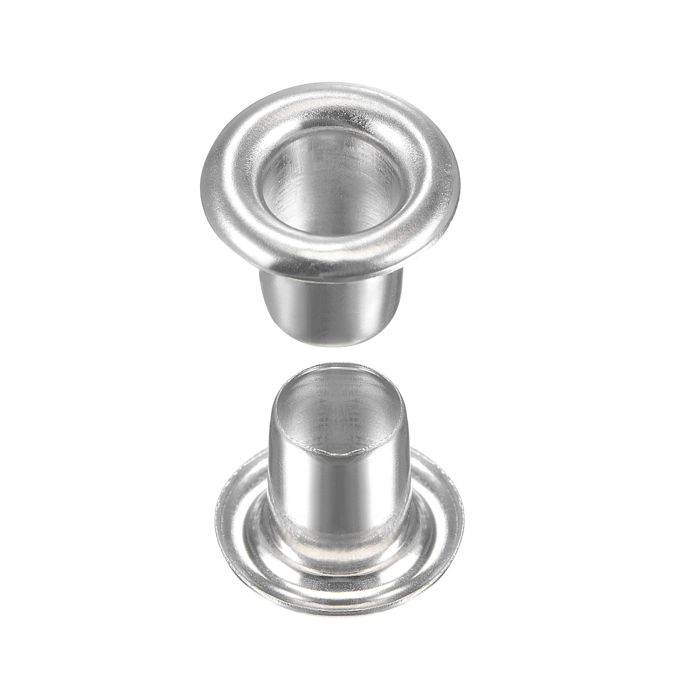 Harfington Grommets Eyelets with Washers Kit, Copper Grommet Chrome Plated for Clothes