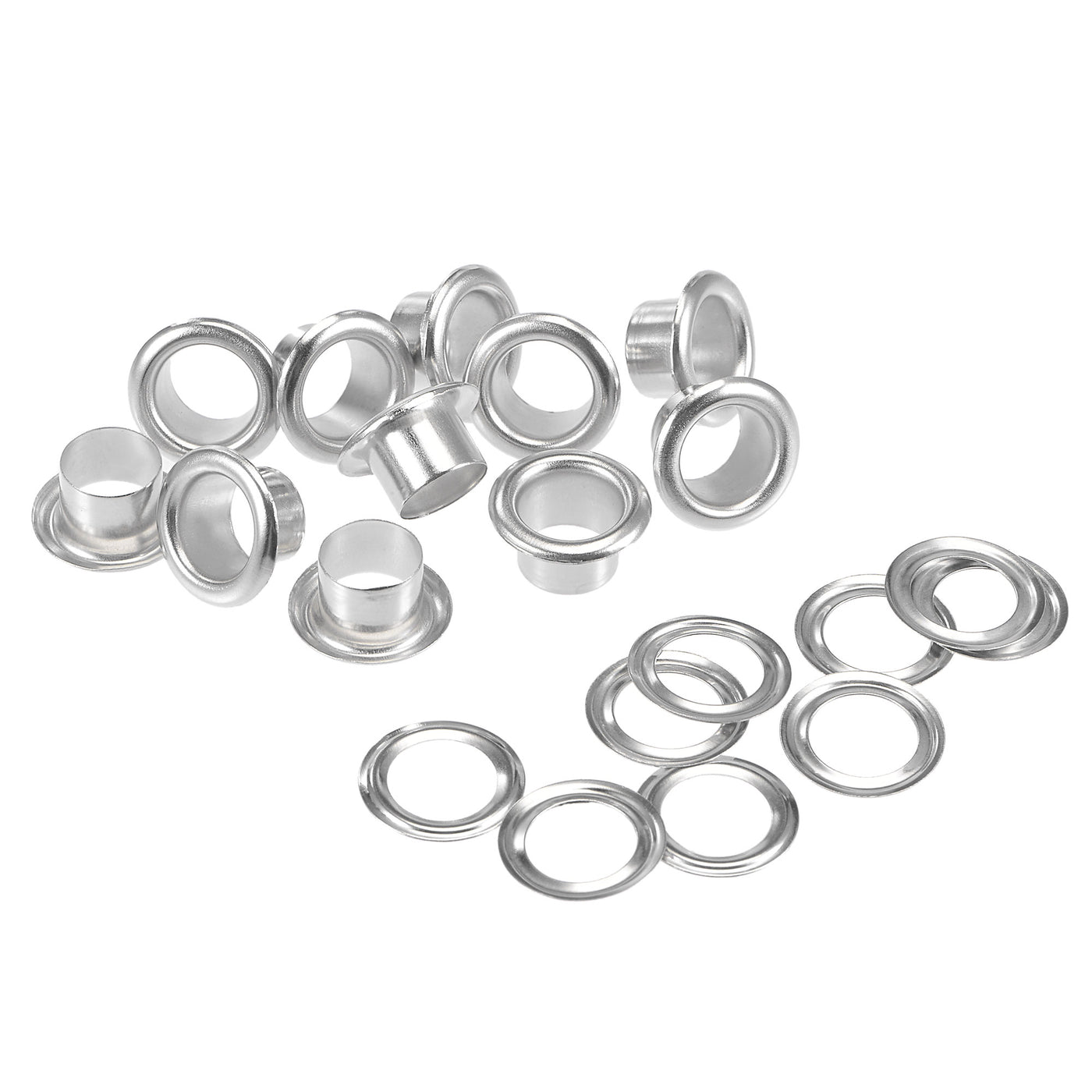 Harfington Grommets Eyelets with Washers Kit, Alloy Grommet for Leather