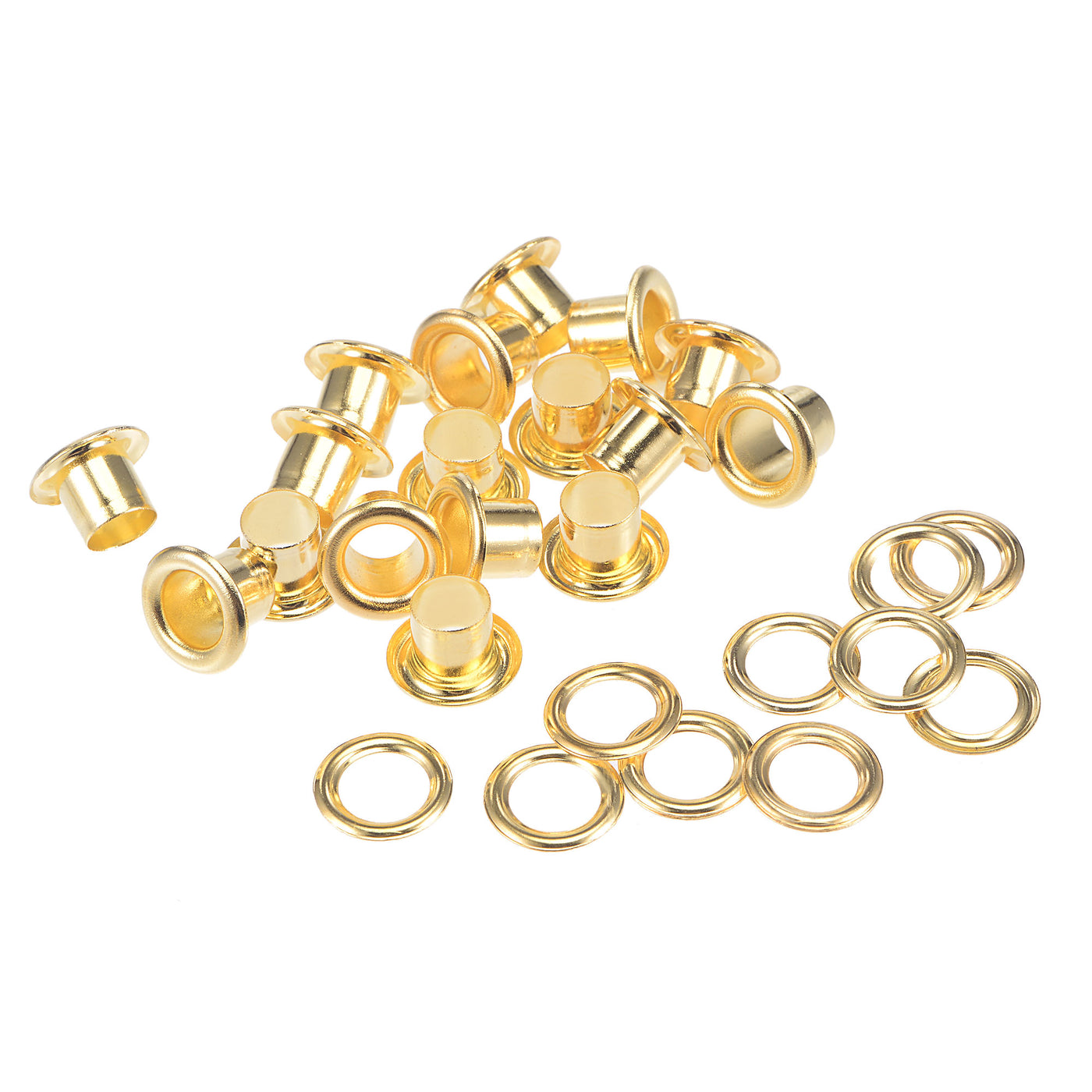 Harfington Grommets Eyelets with Washers Kit, Alloy Grommet for DIY