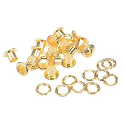 Harfington Grommets Eyelets with Washers Kit, Alloy Grommet for DIY
