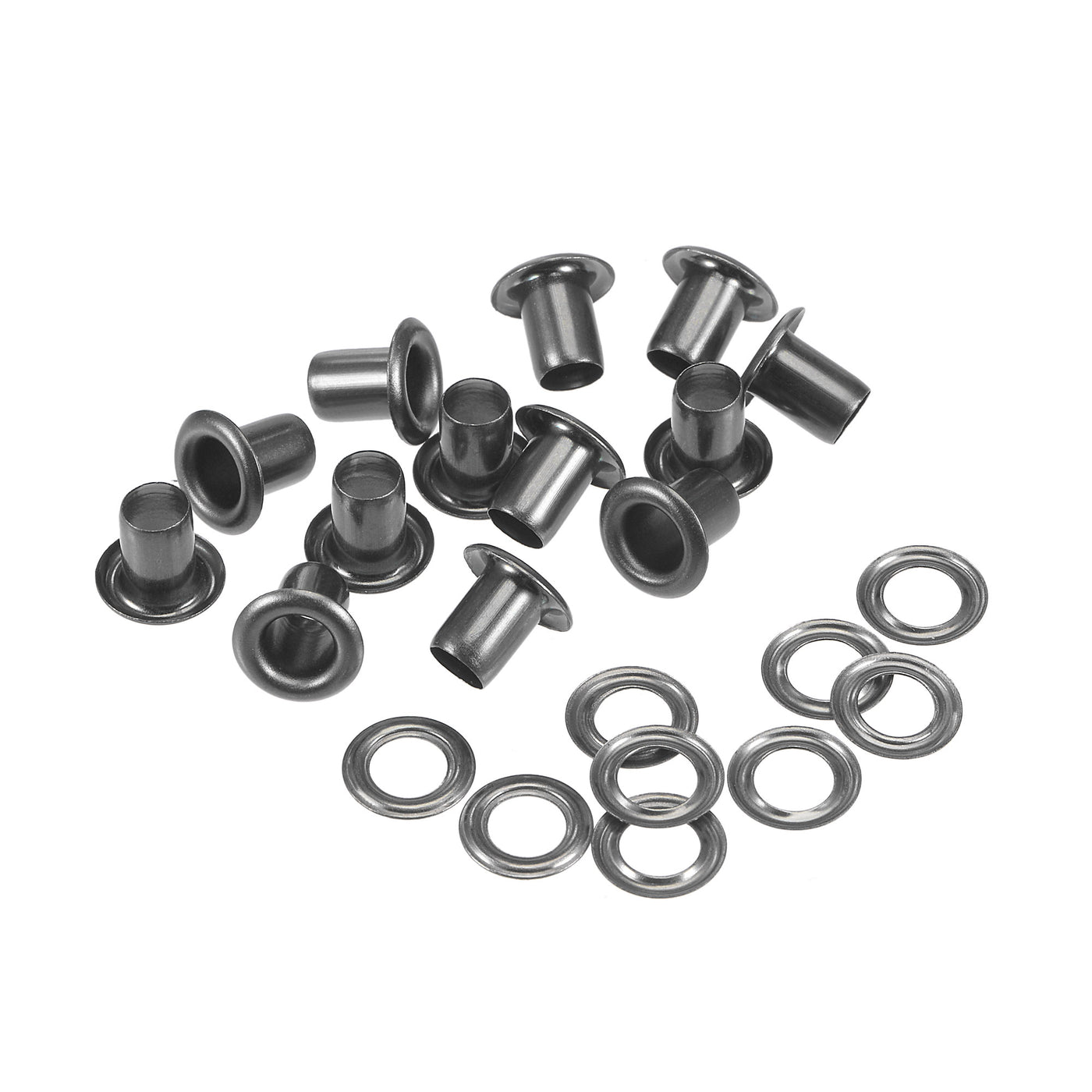 Harfington Grommets Eyelets with Washers Kit, Copper Grommet Chrome Plated for DIY