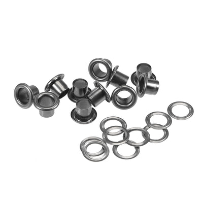 Harfington Grommets Eyelets with Washers Kit, Alloy Grommet for DIY