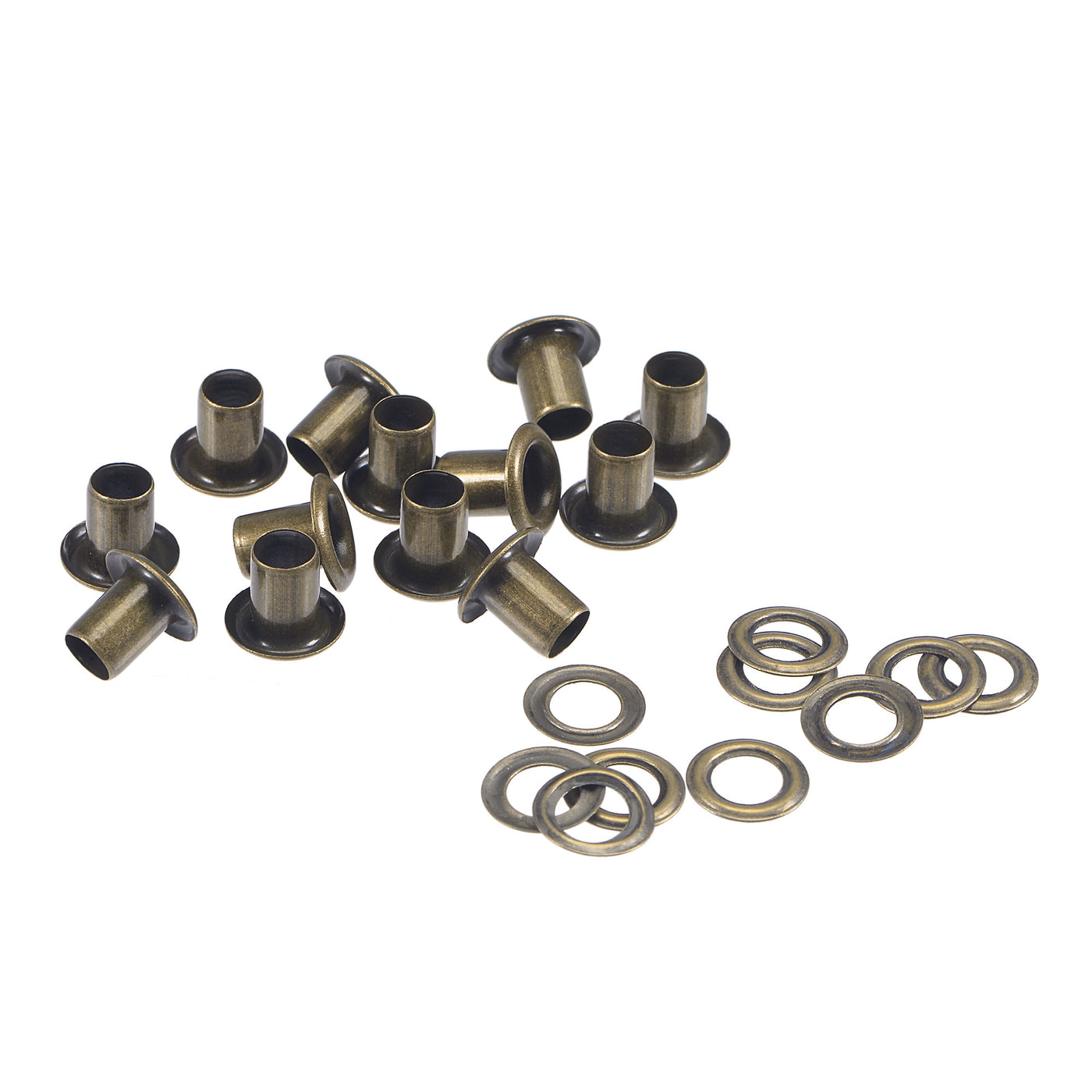 Harfington Eyelet with Washer  Copper Grommet Chrome Plated